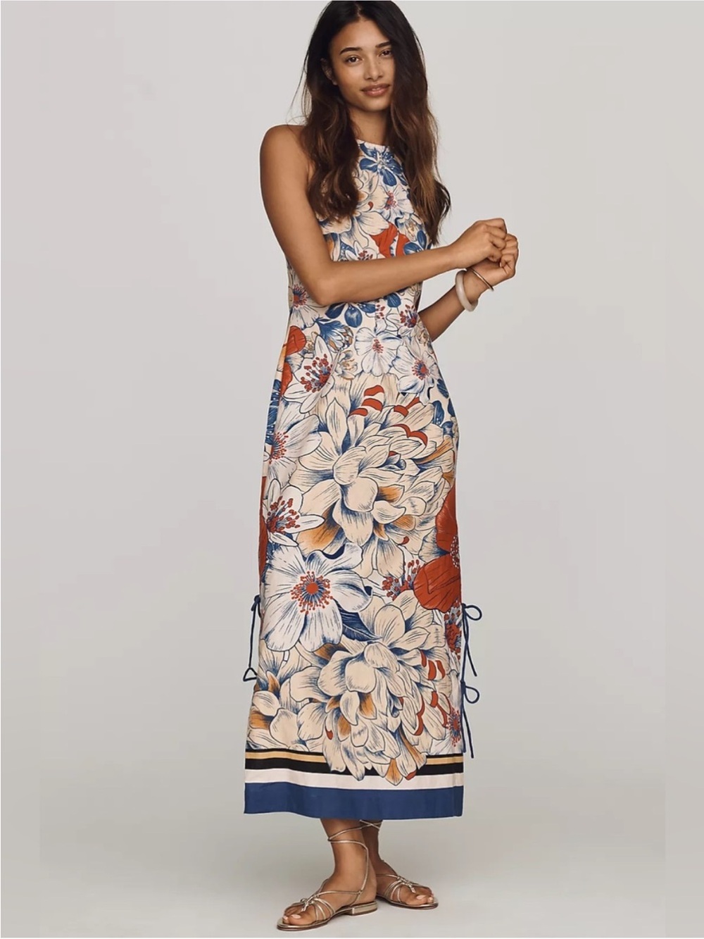 NWT Farm Rio Sleeveless Tie
Maxi Dress - Picture 1 of 4